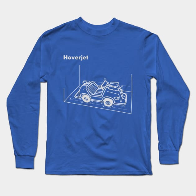 Hoverjet blueprint Long Sleeve T-Shirt by tamir2503